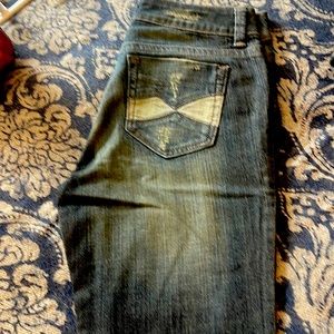 DKNY Jeans, w bootcut legs on bottom